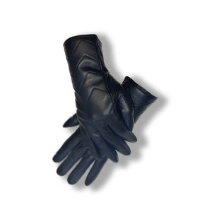 Kožne rukavice Vera crne